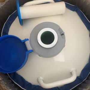 30L cryogenic liquid Nitrogen dewar YDS-30-50 flat